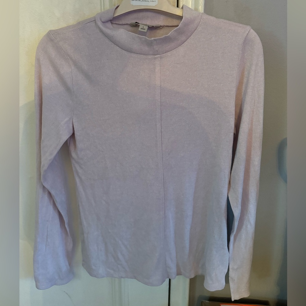 Calvin Klein large baby pink long sleeve shirt